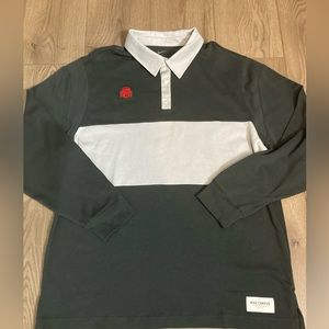 Nike Ohio State Buckeyes Rugby Style Polo mens L NWT